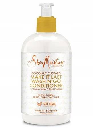 Shea Moisture Coconut Custard Make It Last Wash N'Go Conditioner
